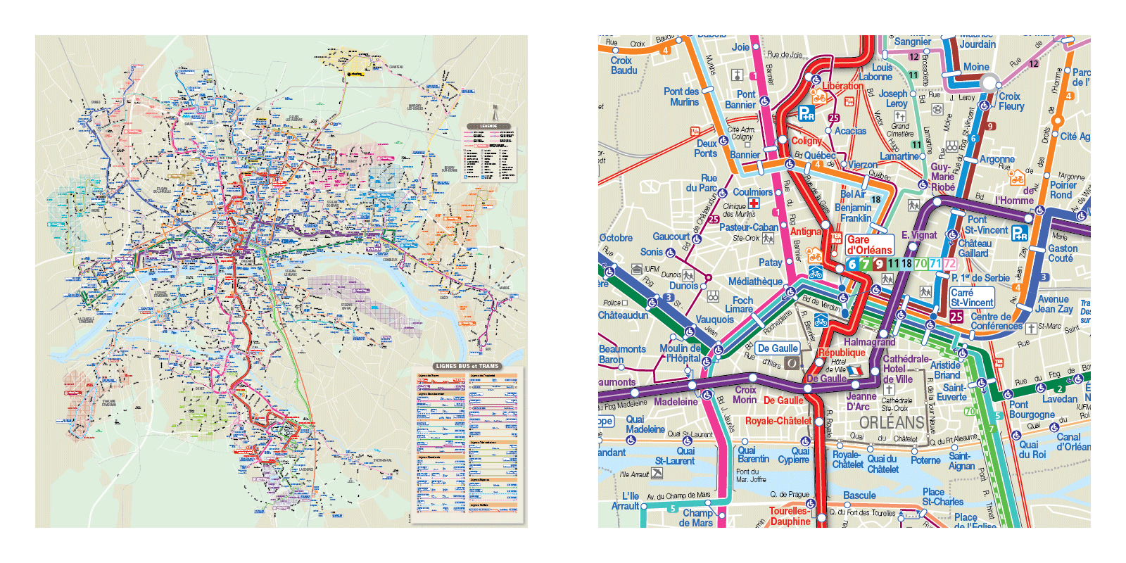 European Bus maps