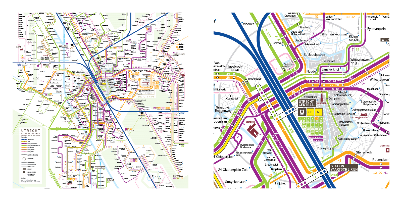 European Bus maps