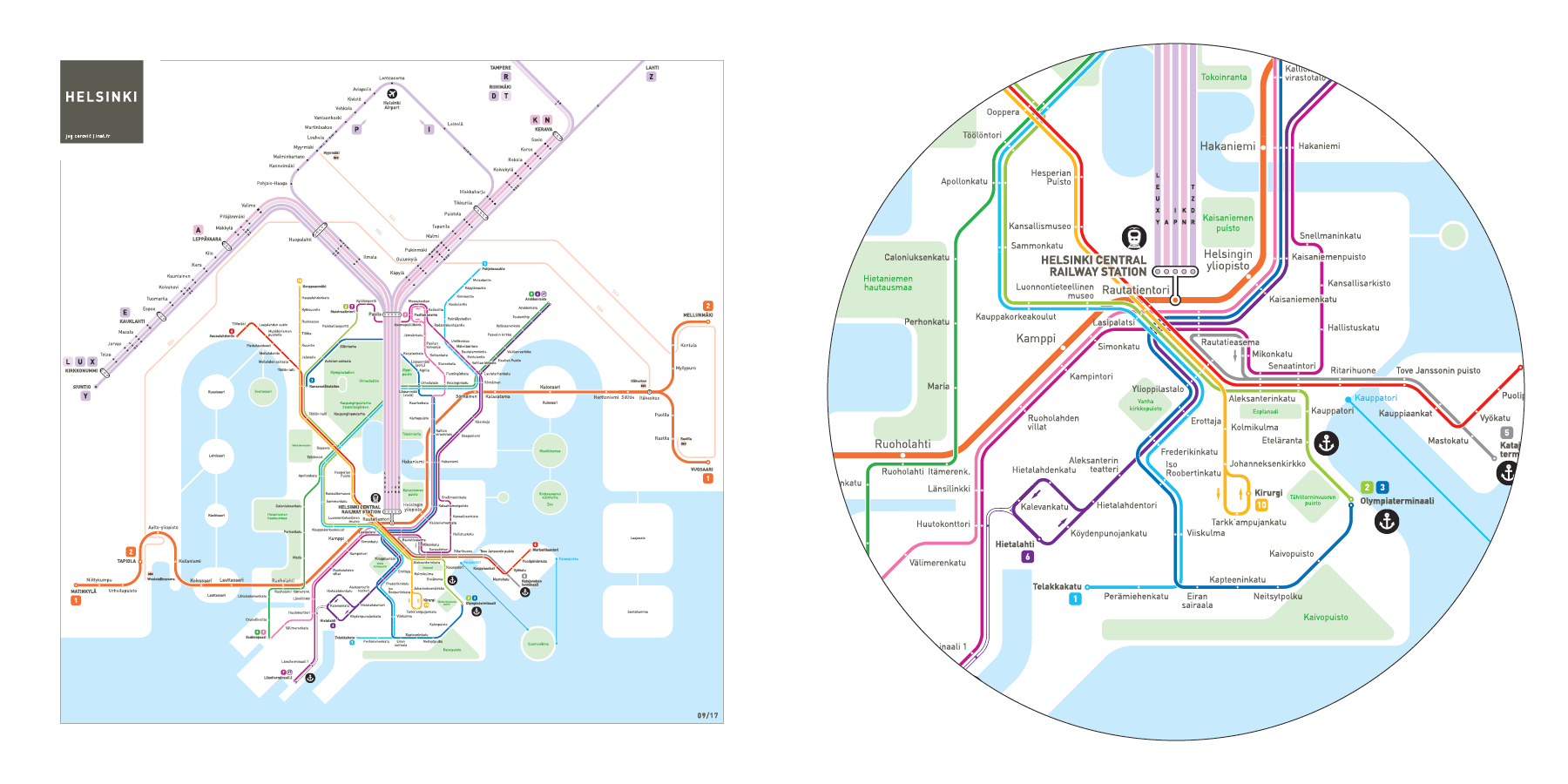 Helsinki Metro Map