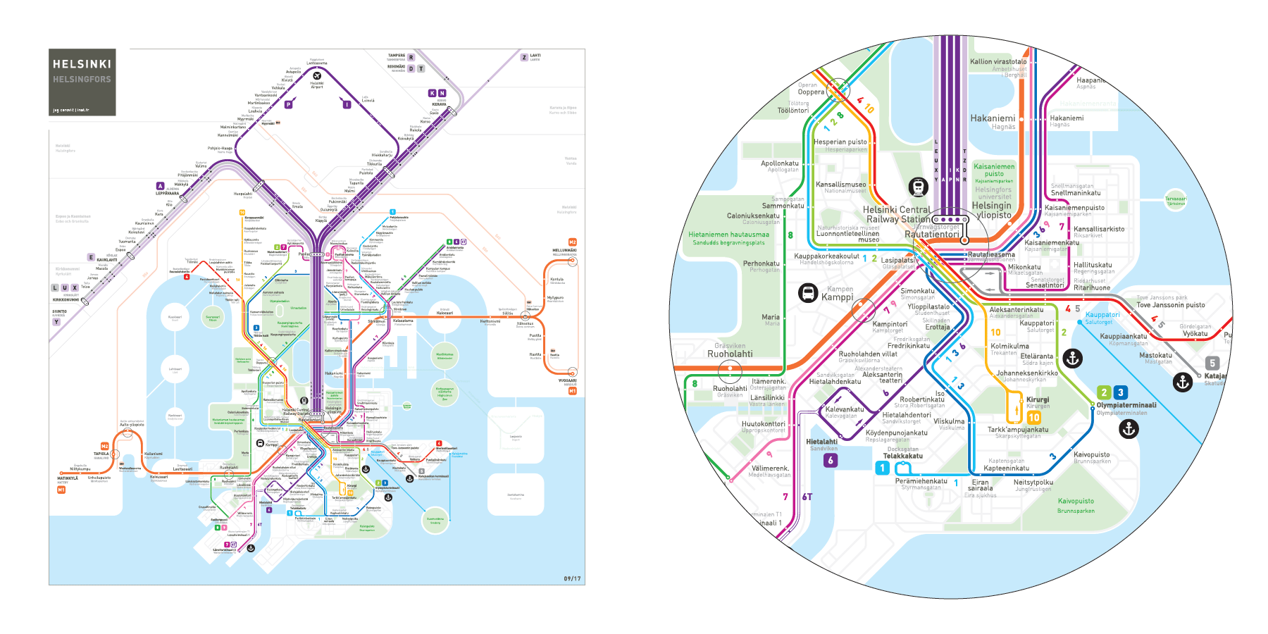 Helsinki Metro Map