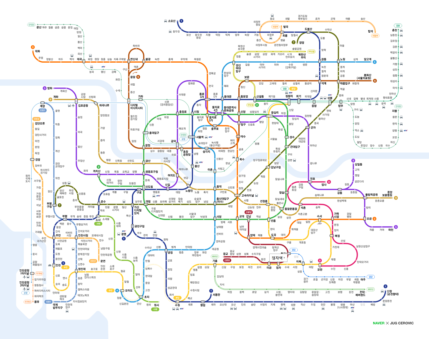 Seoul Metro Map