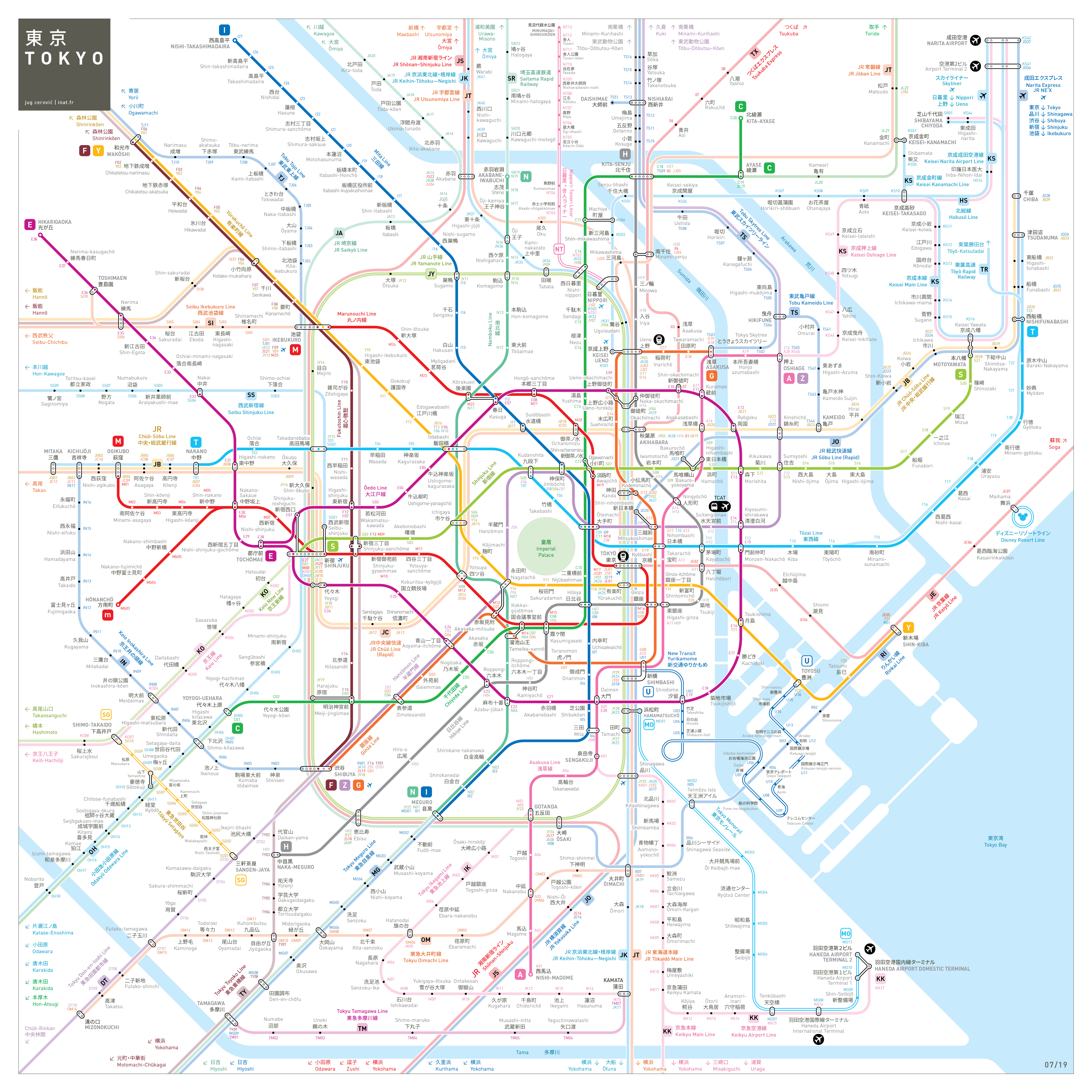 Tokyo Metro Map