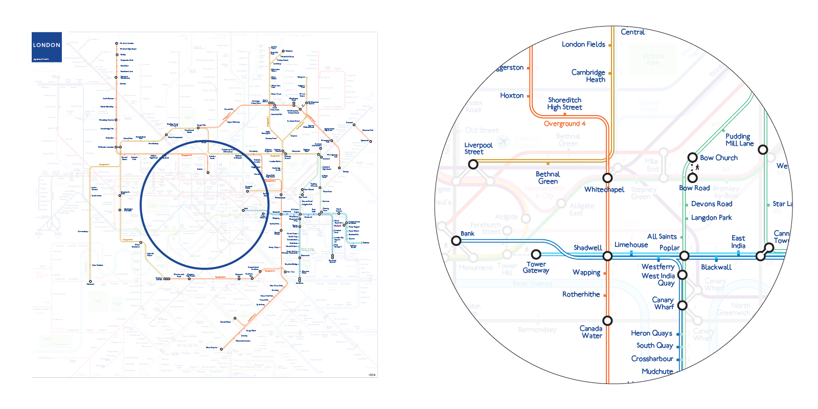 London underground map