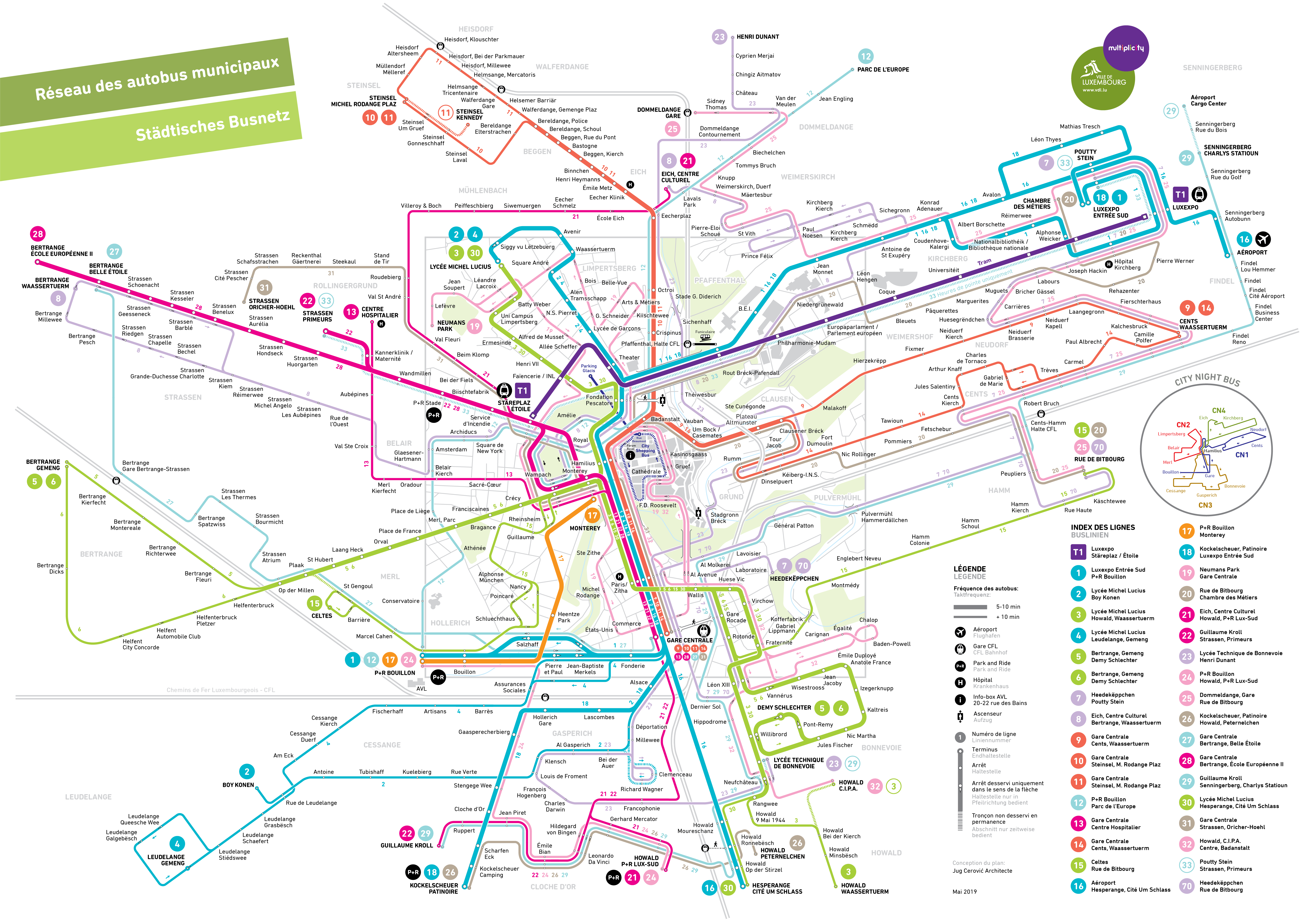 plan bus luxembourg bus map