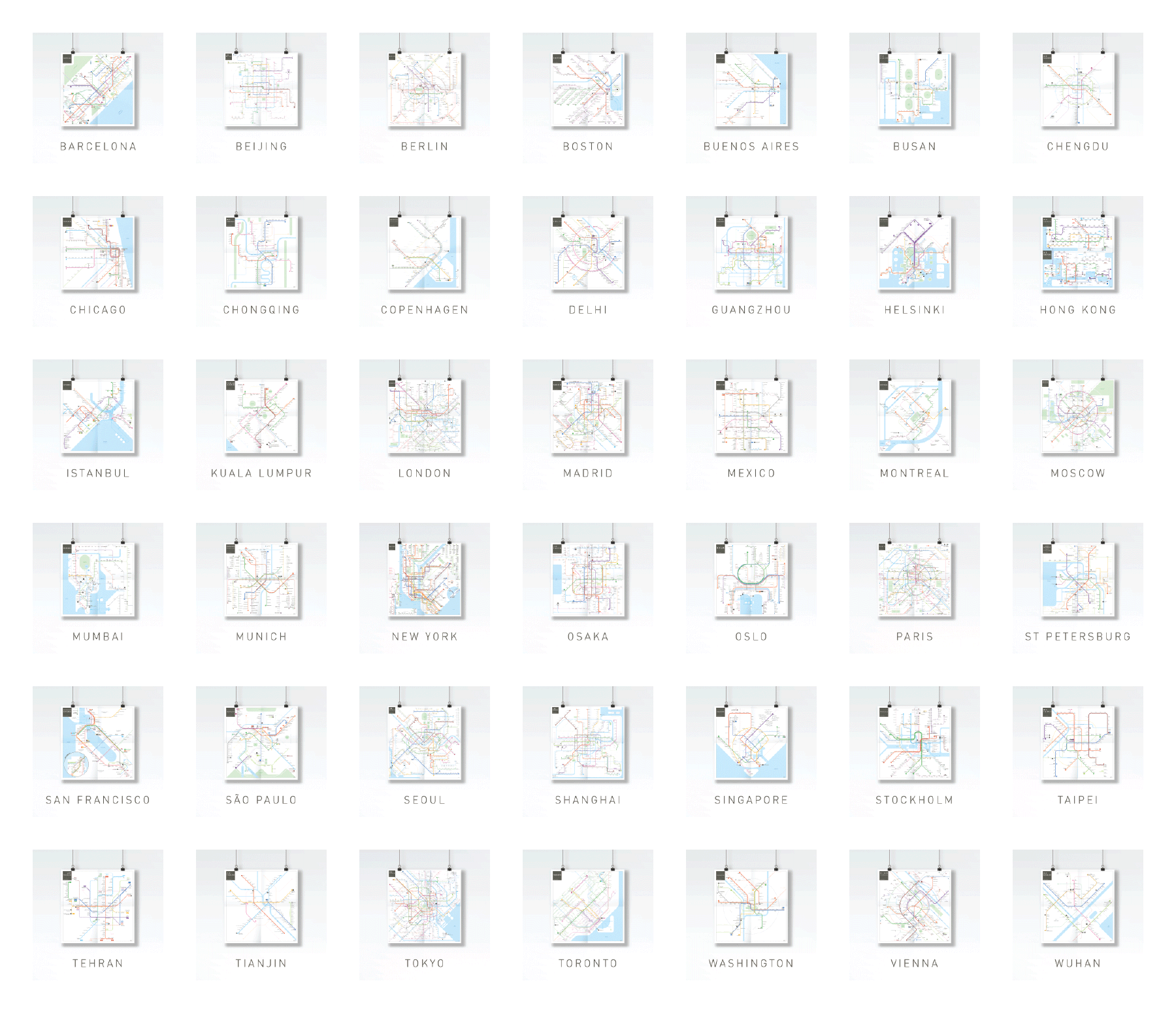 Inat Metro Maps