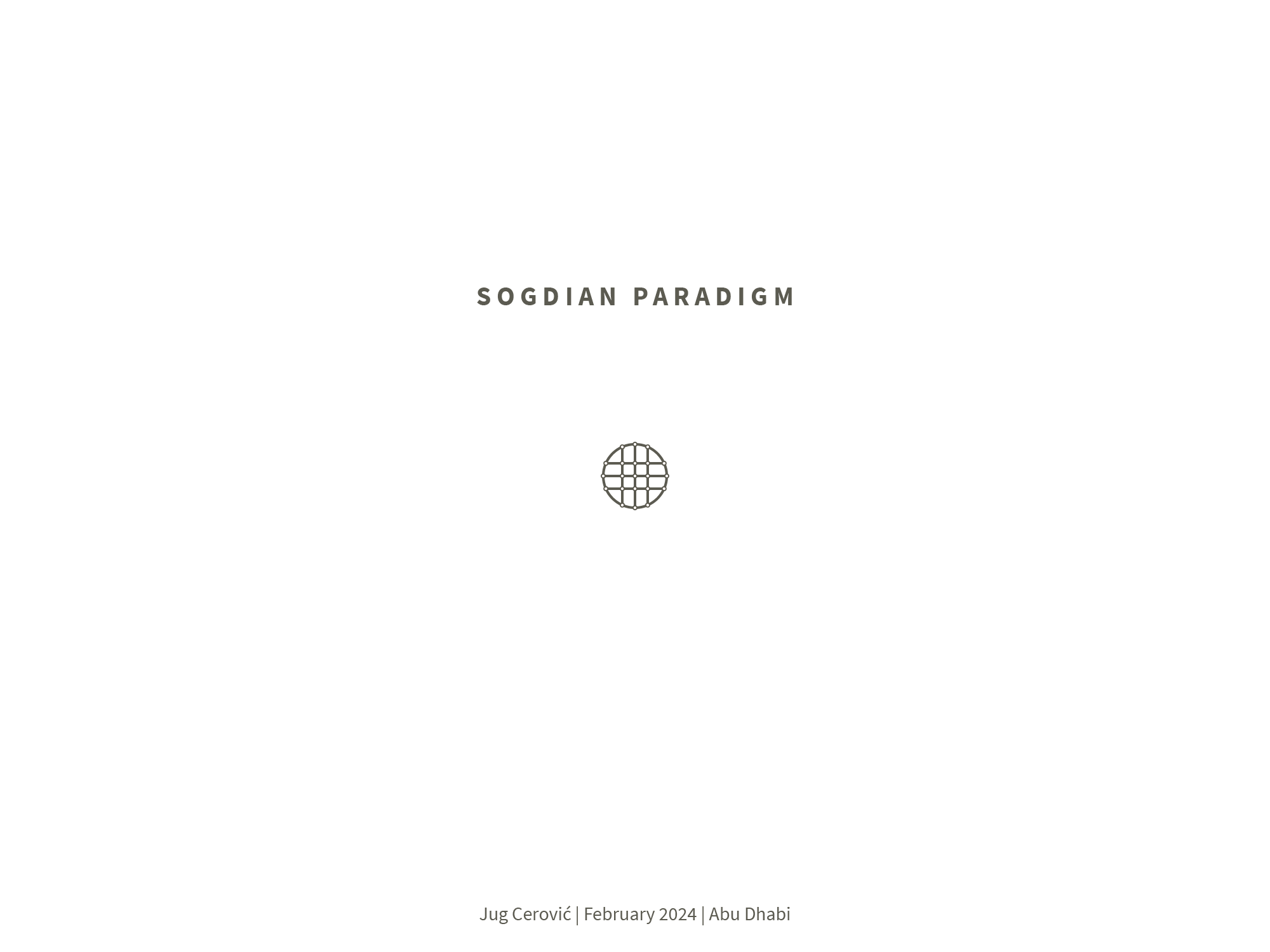 sogdian paradigm