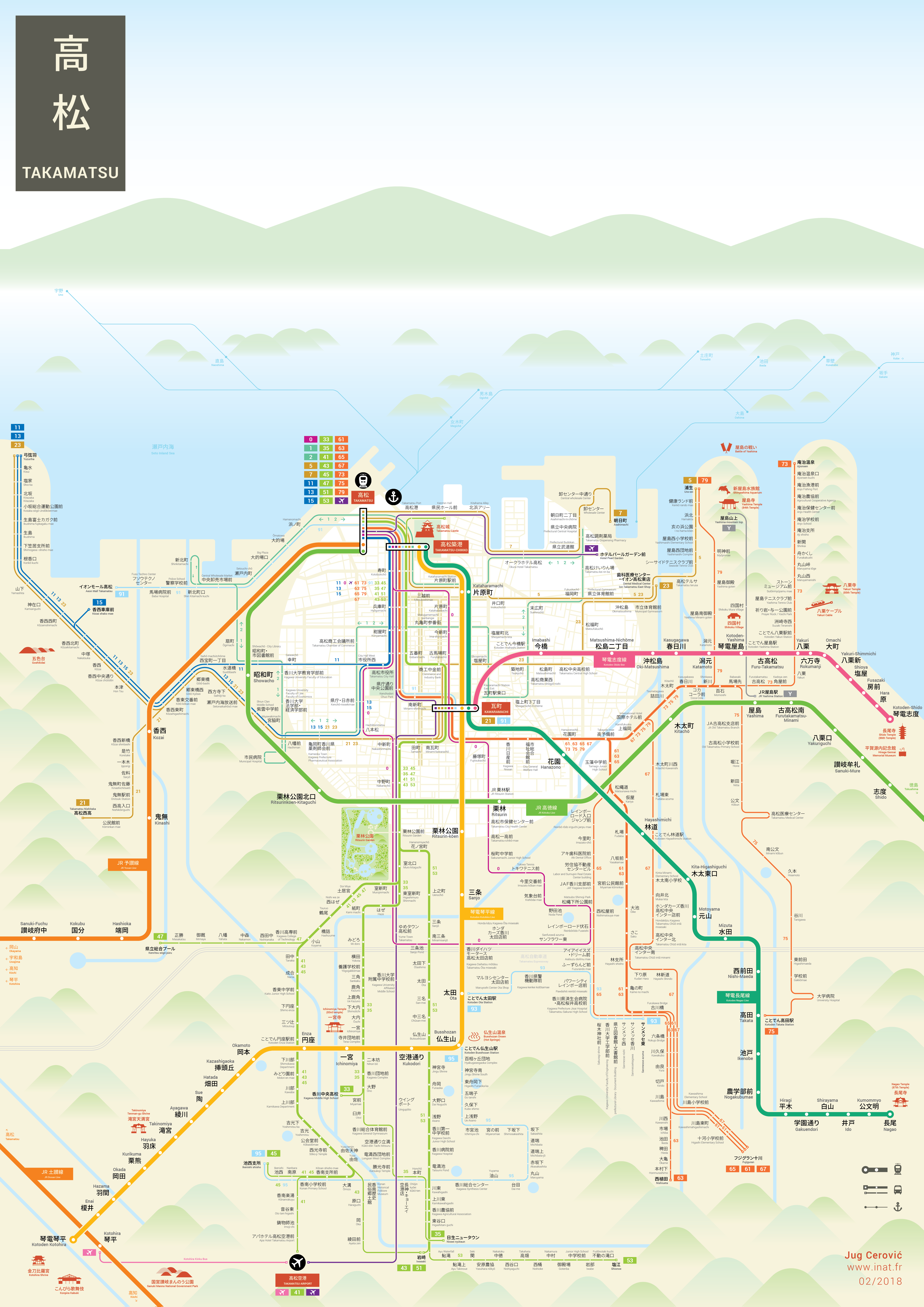 Takamatsu Kagawa Map