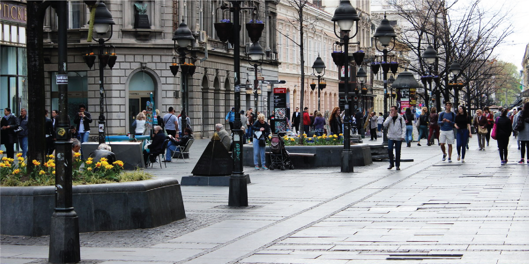 Belgrade wayfinding totems