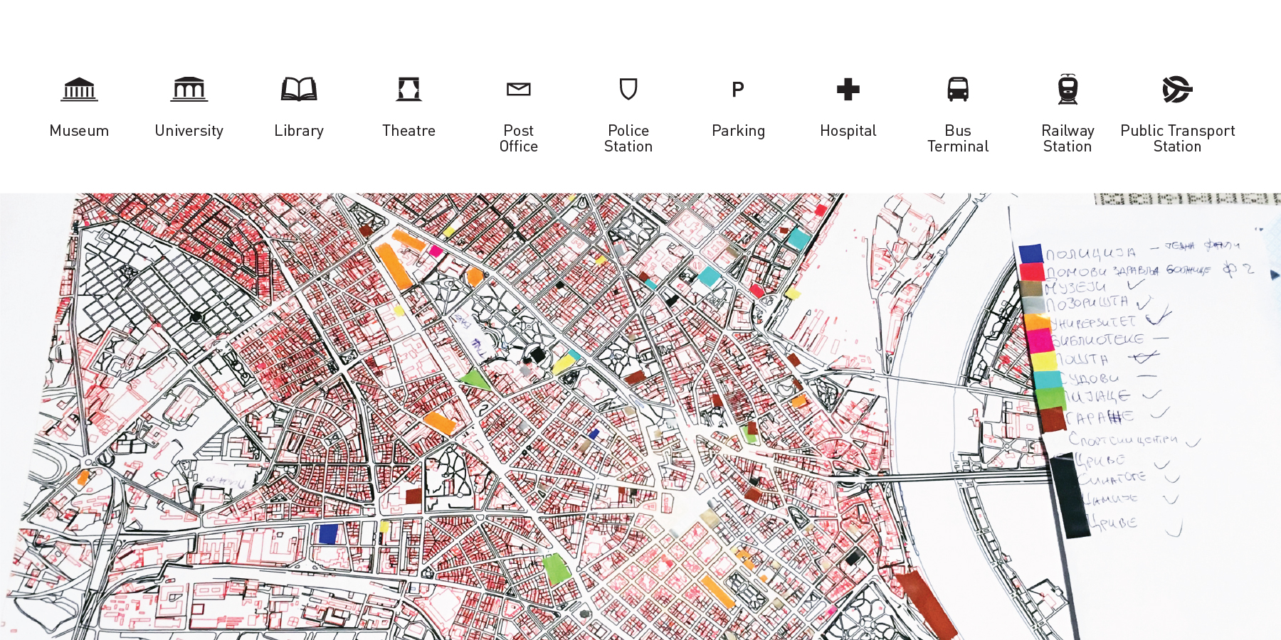 Belgrade wayfinding totems