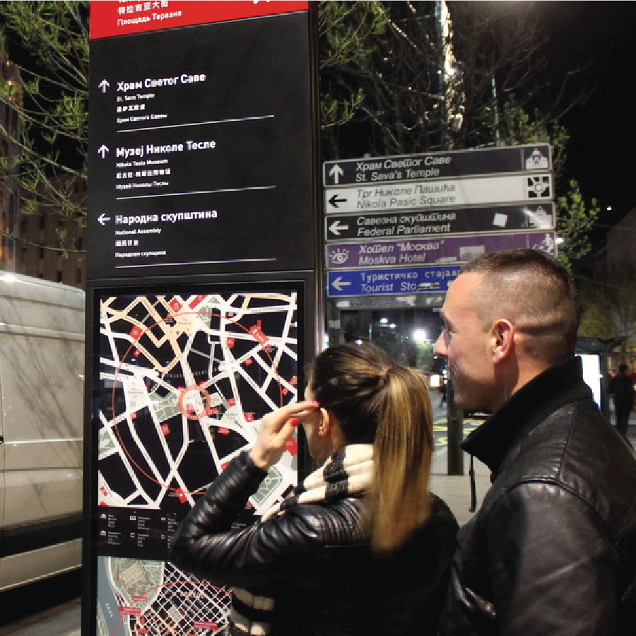 Wayfinding in Belgrade