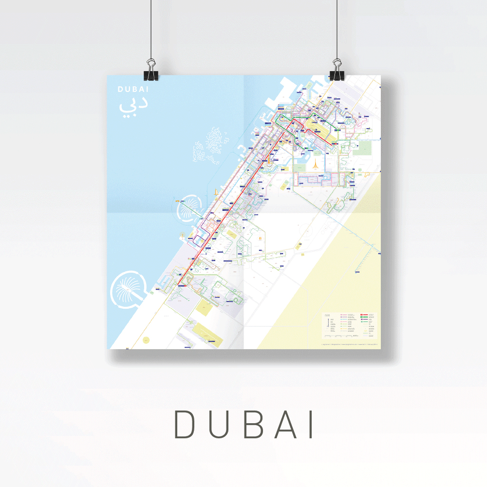 Dubai Metro Map