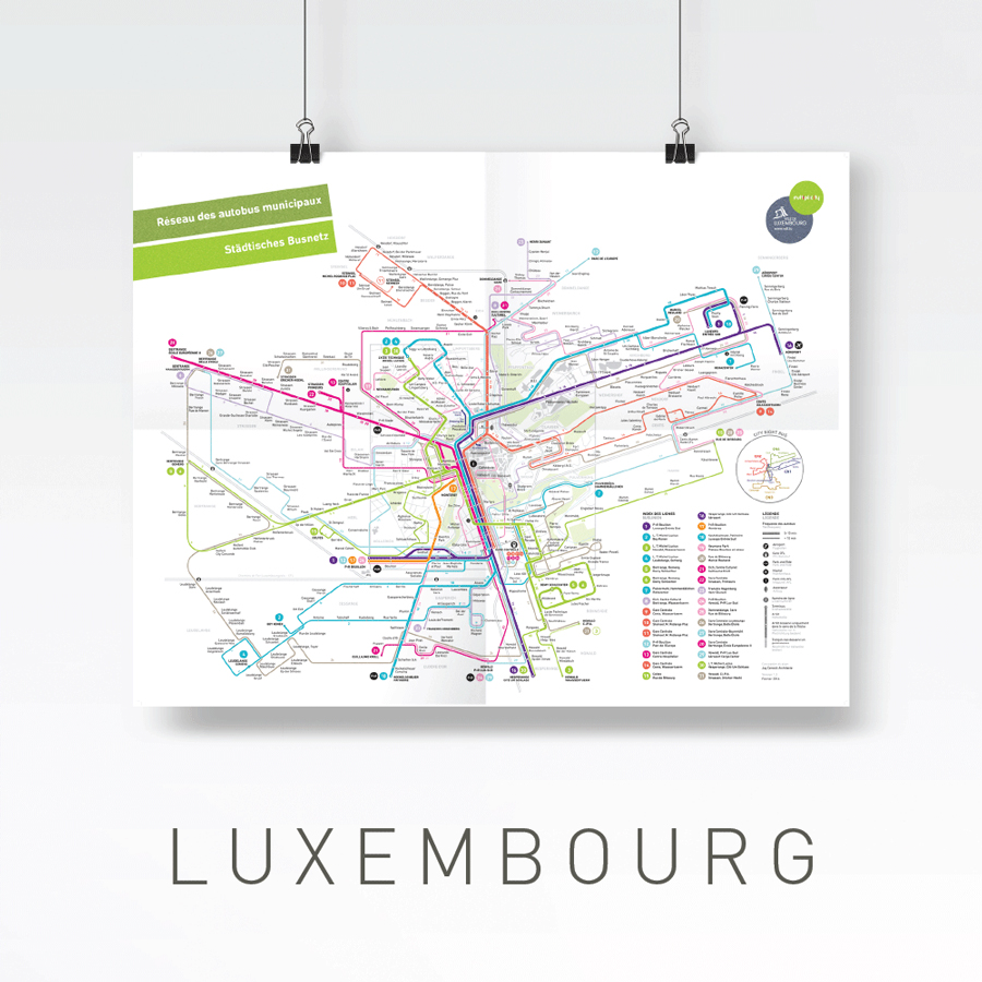 Luxembourg Official Map