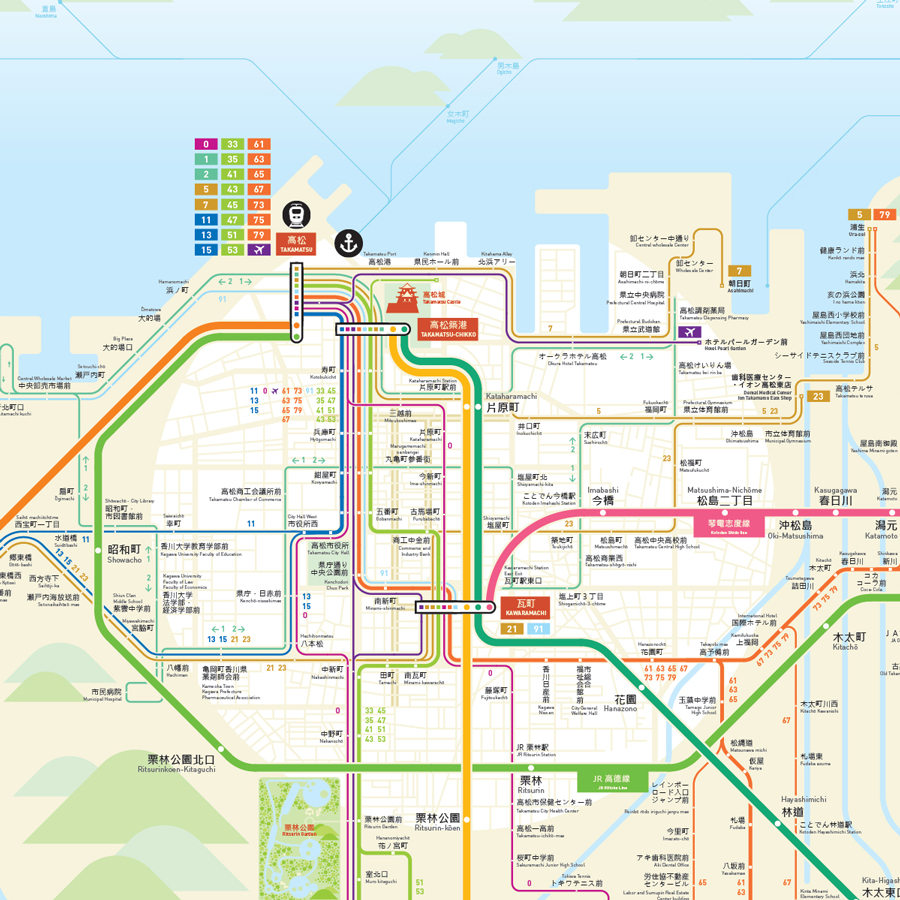 Takamatsu Kagawa Map